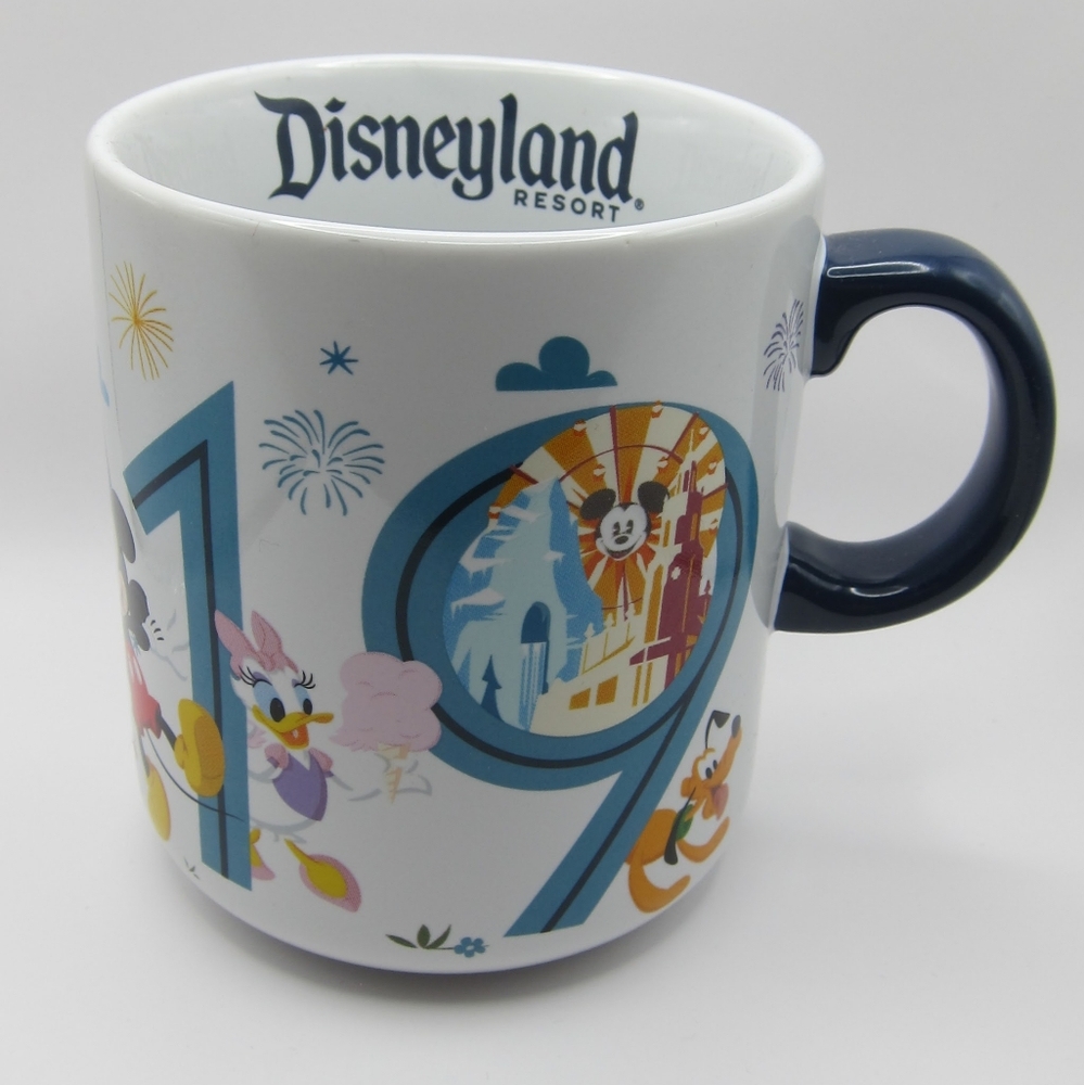 Disneyland 2019 White and Blue Mug